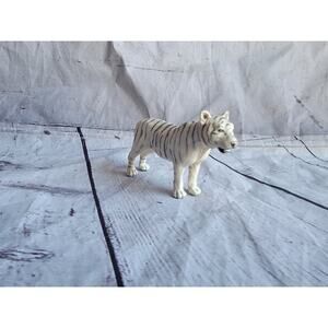 Schleich White Siberian Tiger Am Limes 69 Big Cat Blue Eyes 2007